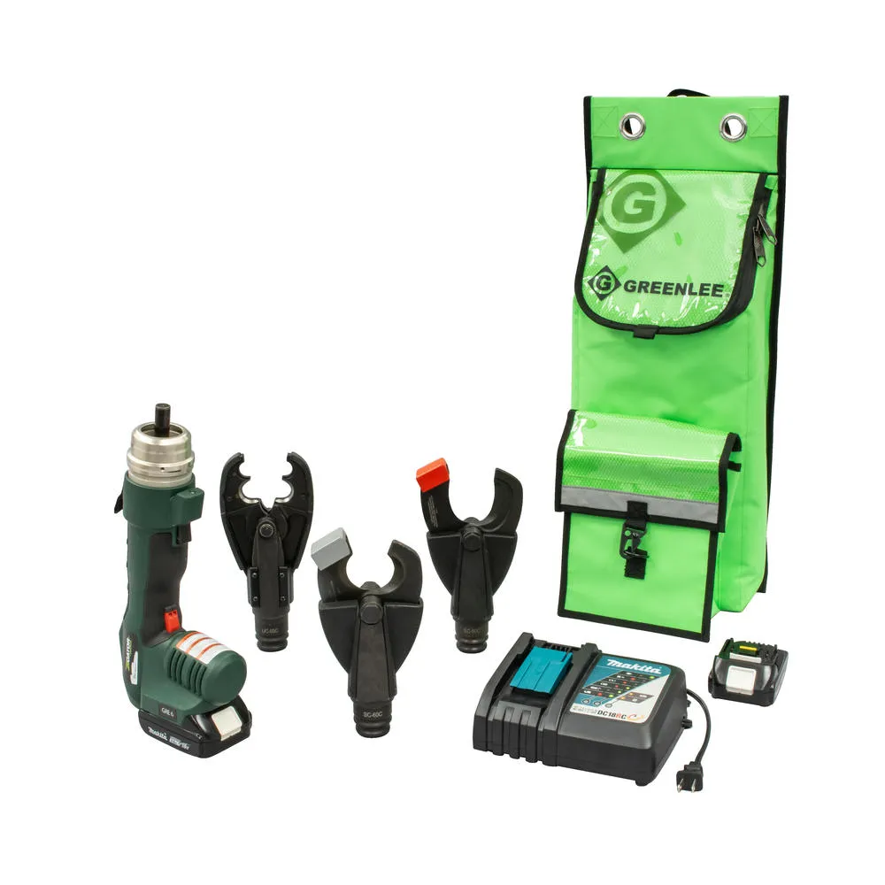 Greenlee UT-D3HS11 GRE-6 Multi-Tool w/D3O Crimper, ACSR & Cu/AL Cutting Heads, 120V Charger