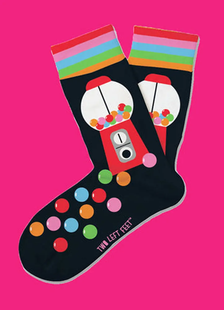 Gumball Mania Sock by Two Left Feet