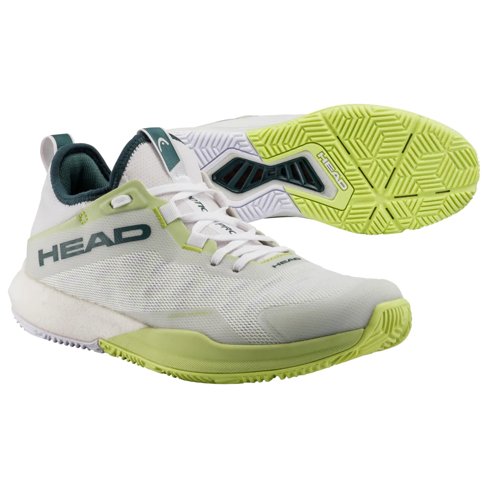 Head Motion Pro Padel Shoes (Men, White/Lime)