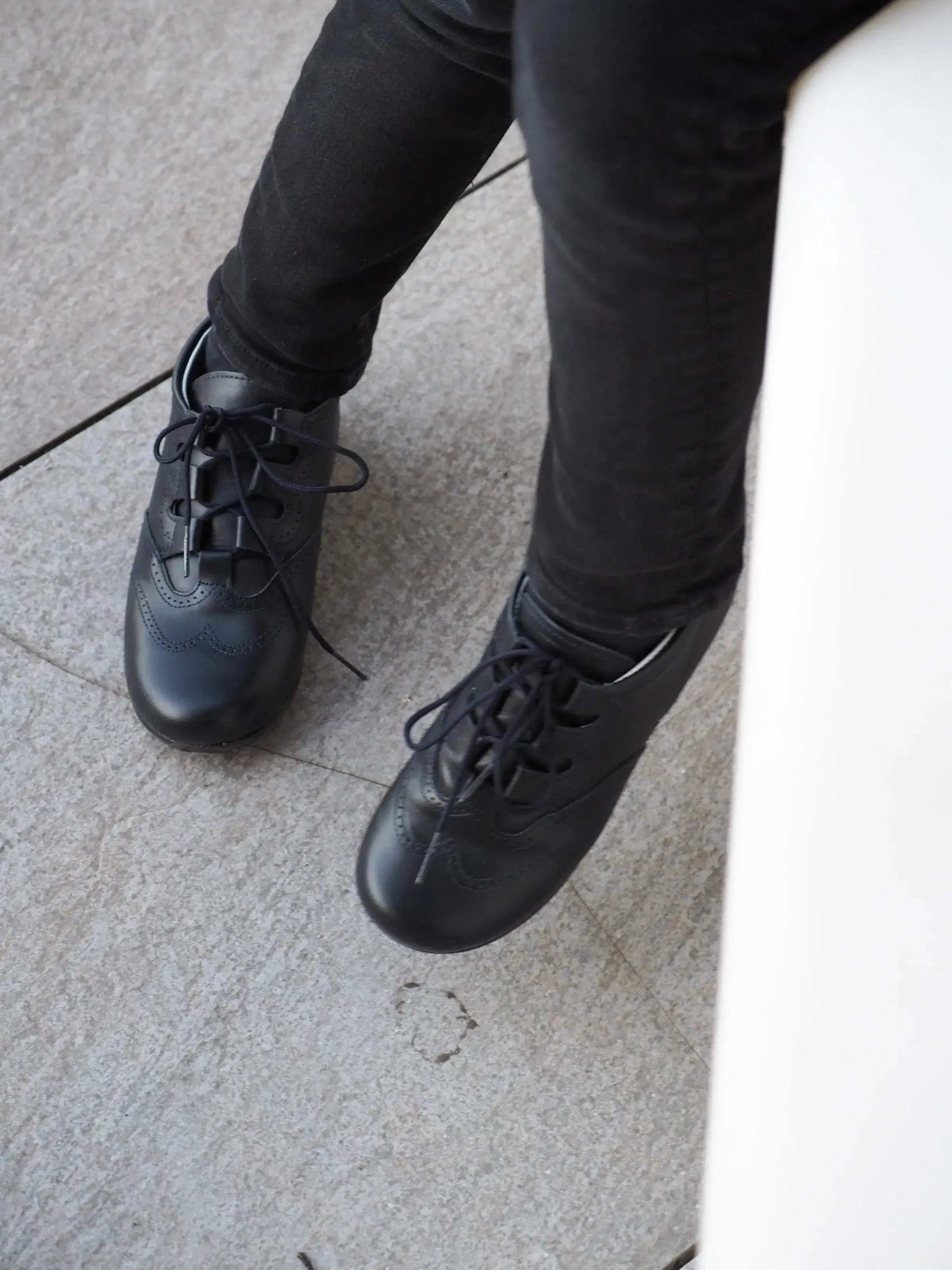 Henry- Dark Navy Leather Boy Boots