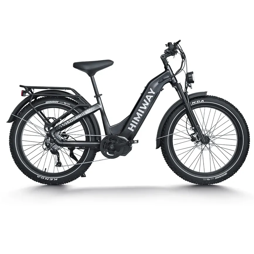 Himiway 500W 48V D5 Pro ST Premium All-Terrain Mid-Drive Fat Tire Step-Thru Electric Bike