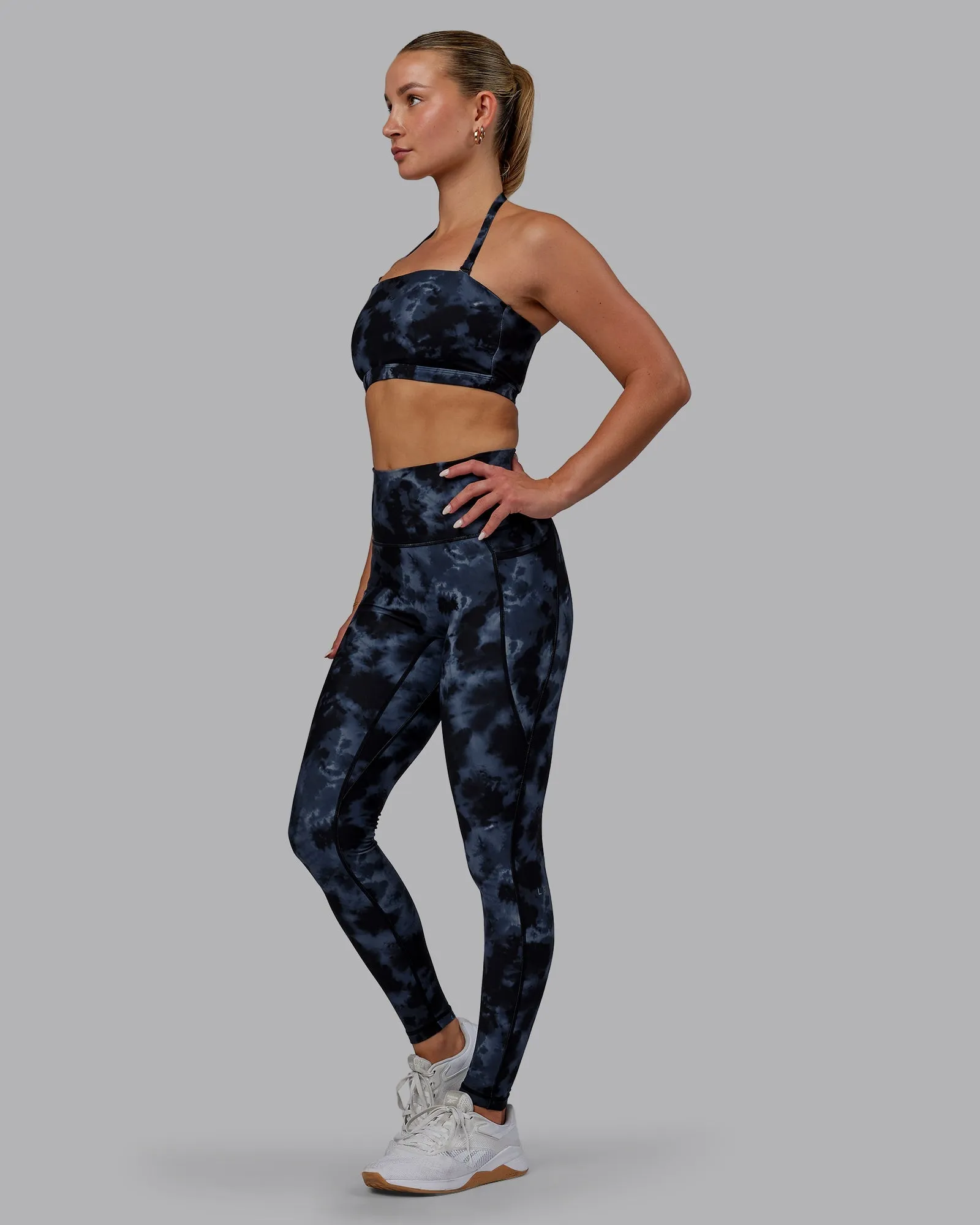 Inspire Sports Bra - Tie Dye-Midnight