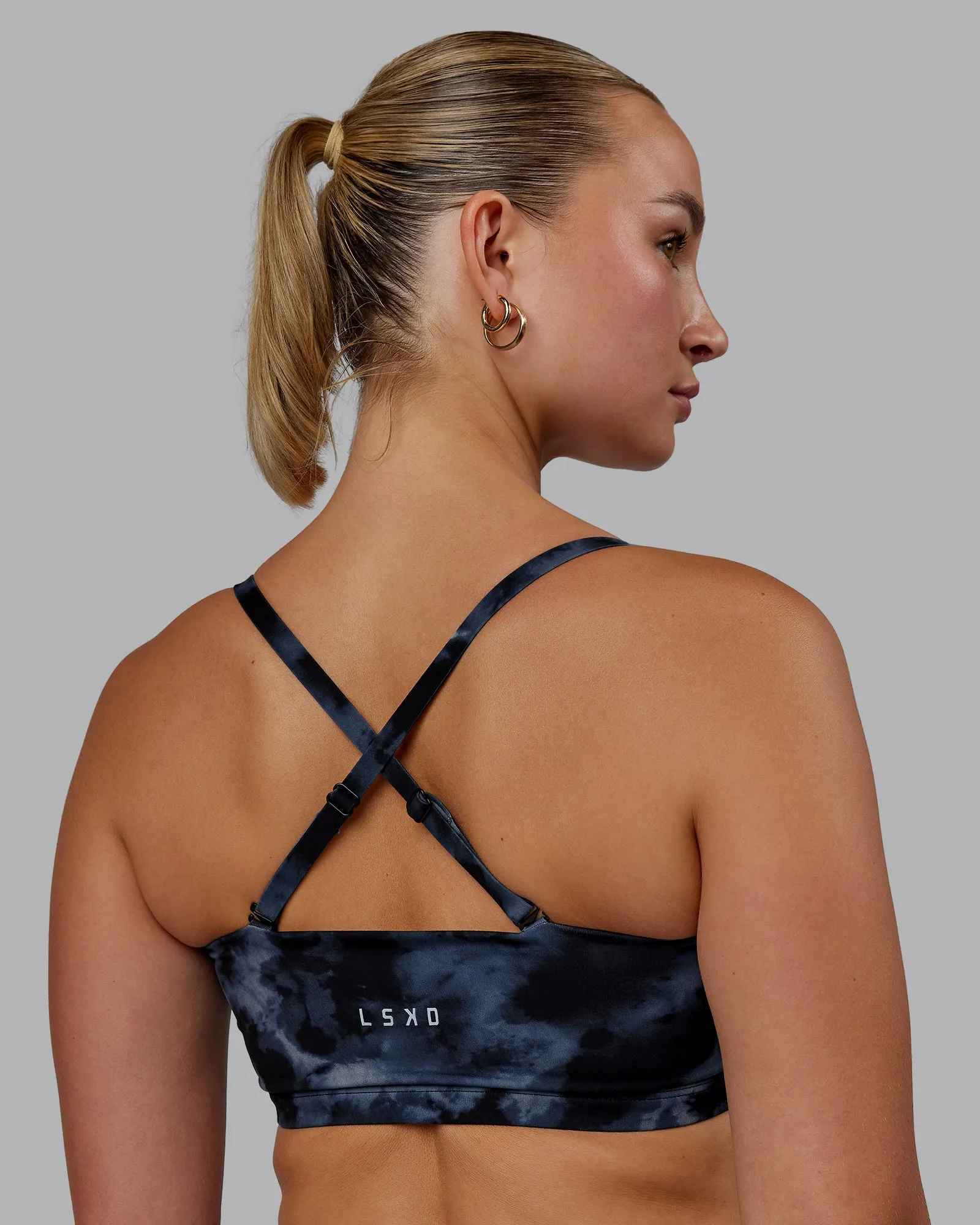 Inspire Sports Bra - Tie Dye-Midnight