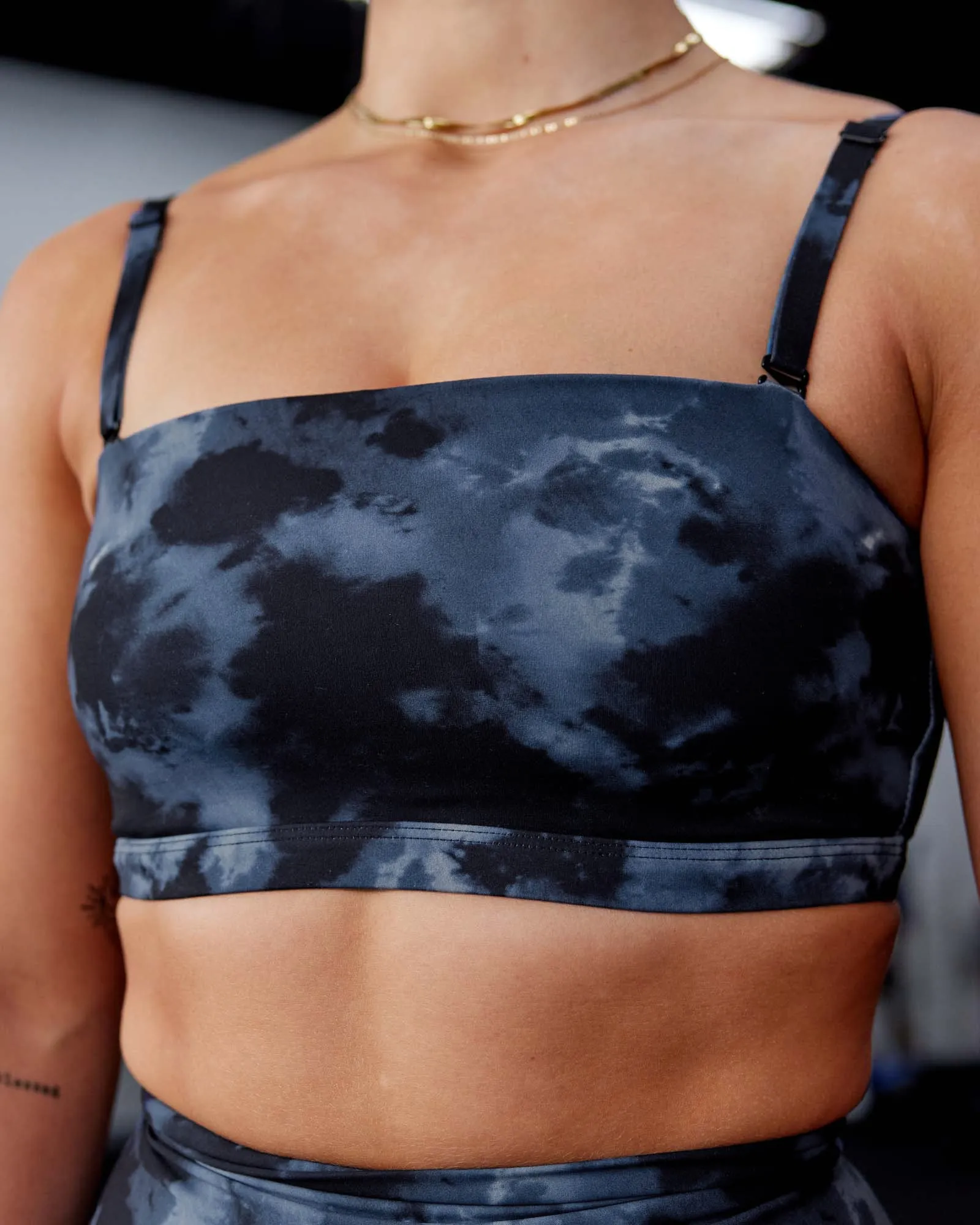 Inspire Sports Bra - Tie Dye-Midnight