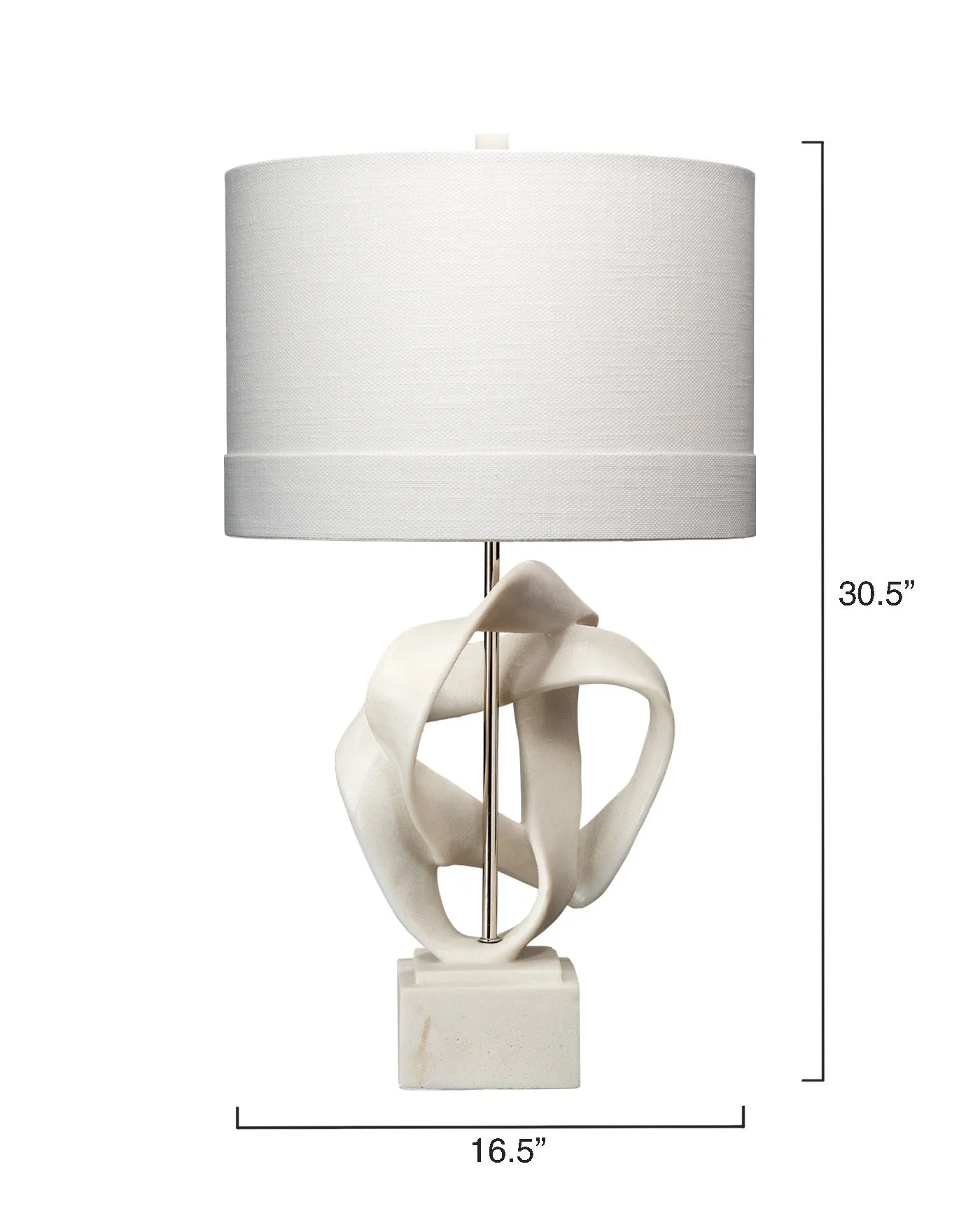 Intertwined Table Lamp - White