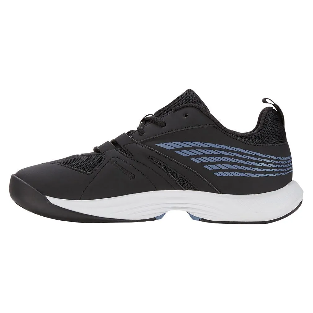 Junior`s SpeedTrac Tennis Shoes Black and White