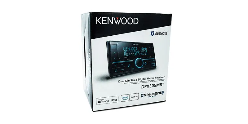 Kenwood DPX305MBT - 2-Din Sized Digital Media Receiver with Bluetooth 22W x4