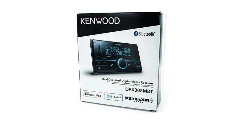 Kenwood DPX305MBT - 2-Din Sized Digital Media Receiver with Bluetooth 22W x4