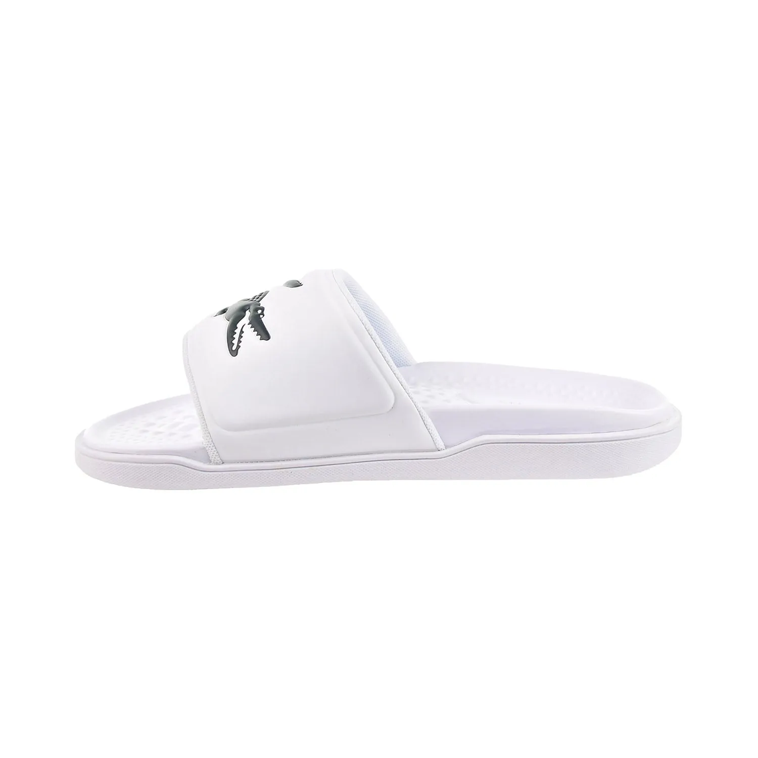 Lacoste Croco Dualiste 0922 CMA Men's Slides White/Dark Green