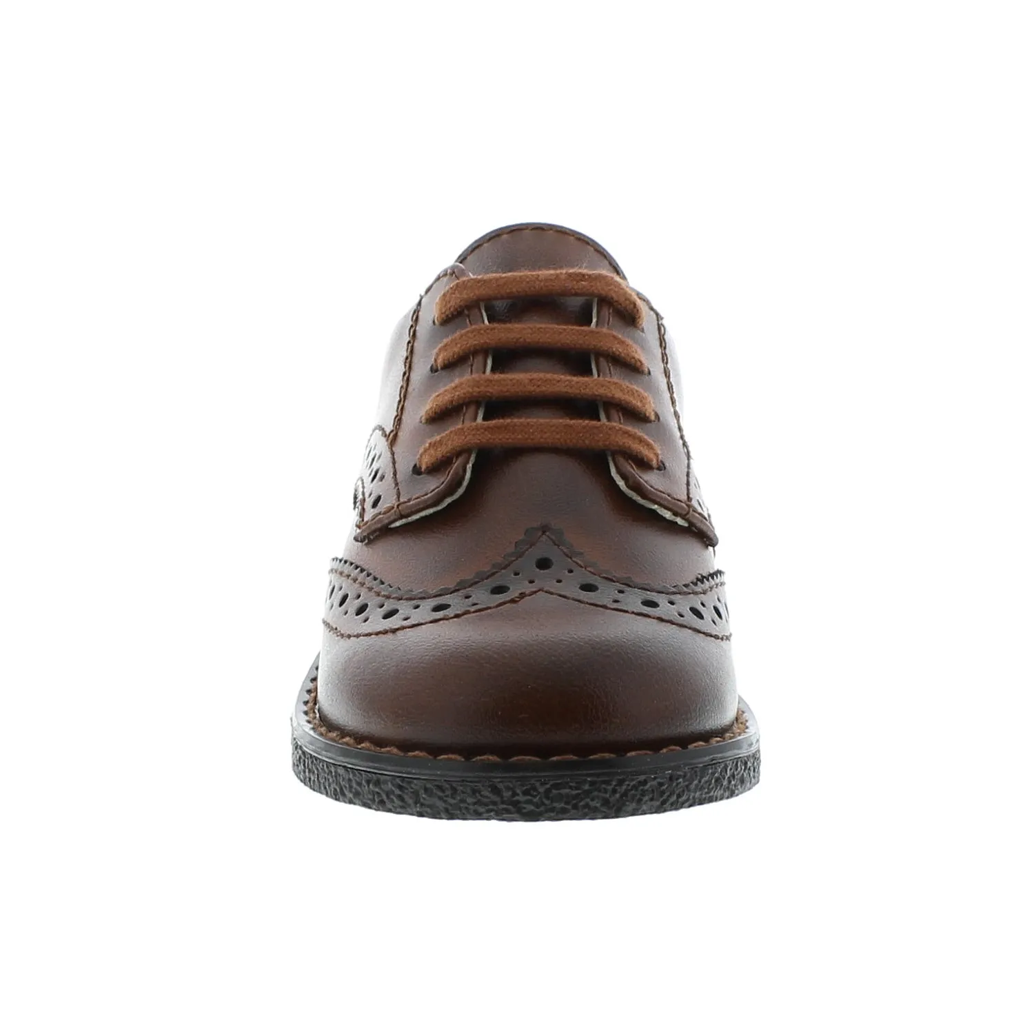 Logan Wing Tip- Cognac Burnished