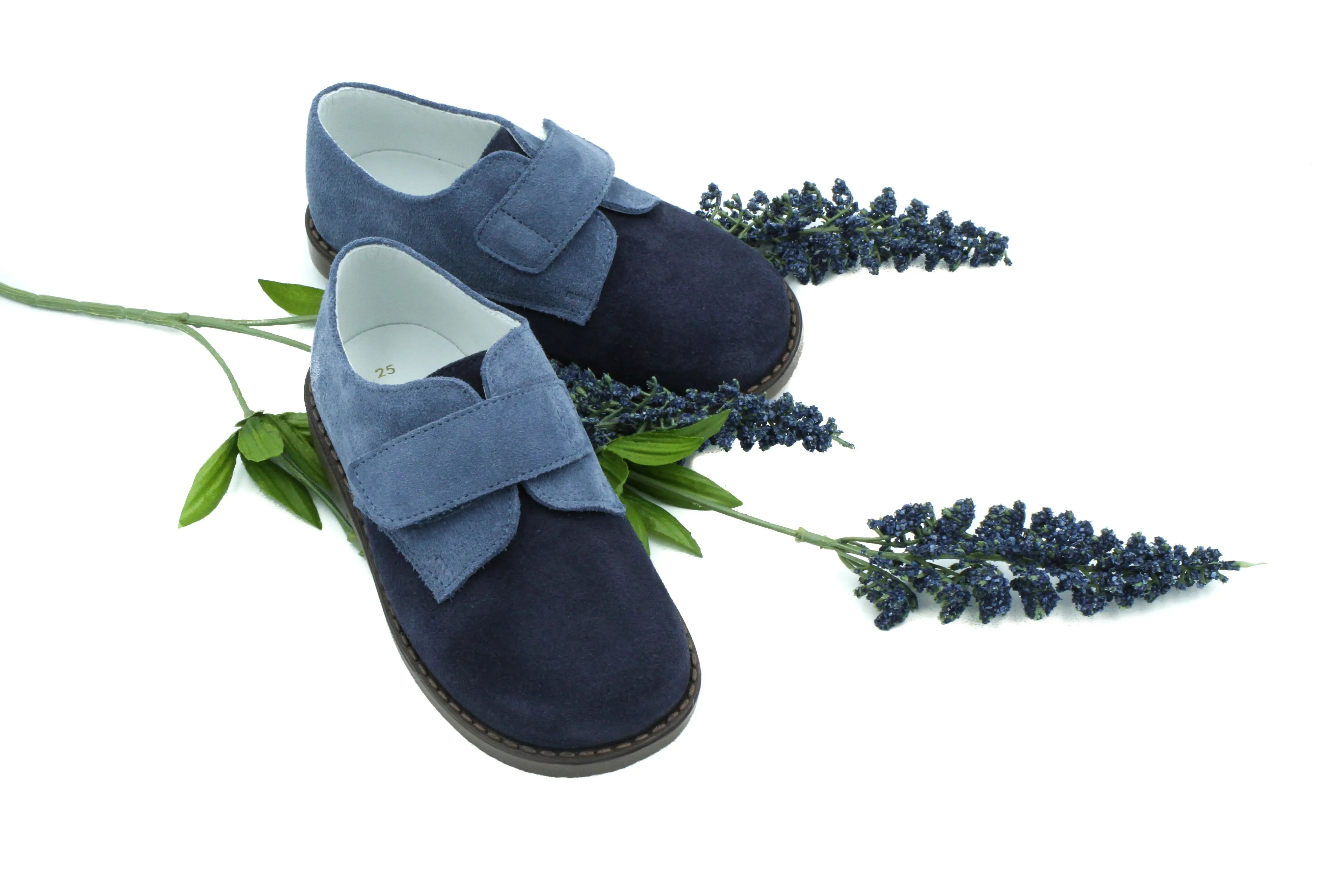 Mathis- Navy Suede Boy Dress Shoes