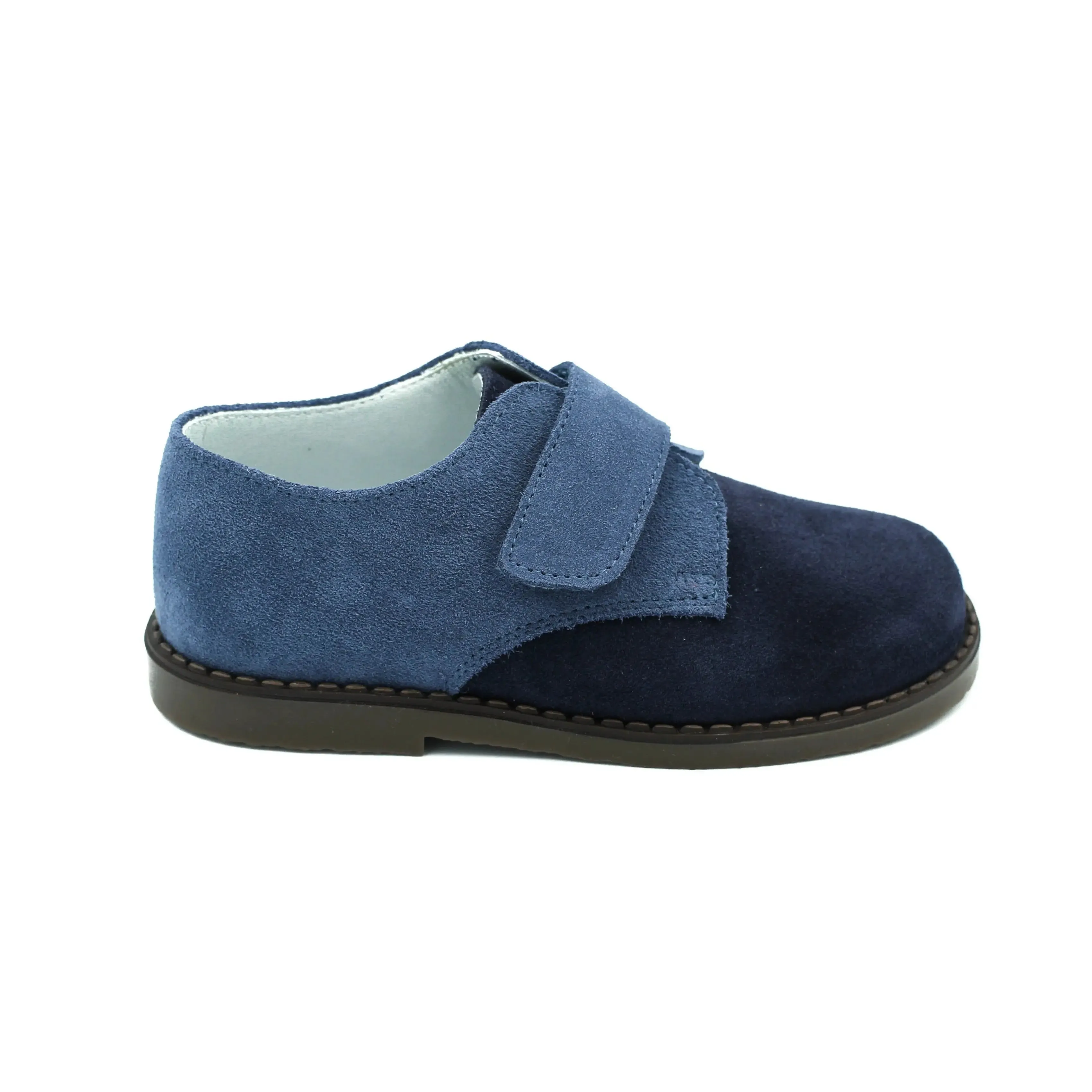 Mathis- Navy Suede Boy Dress Shoes