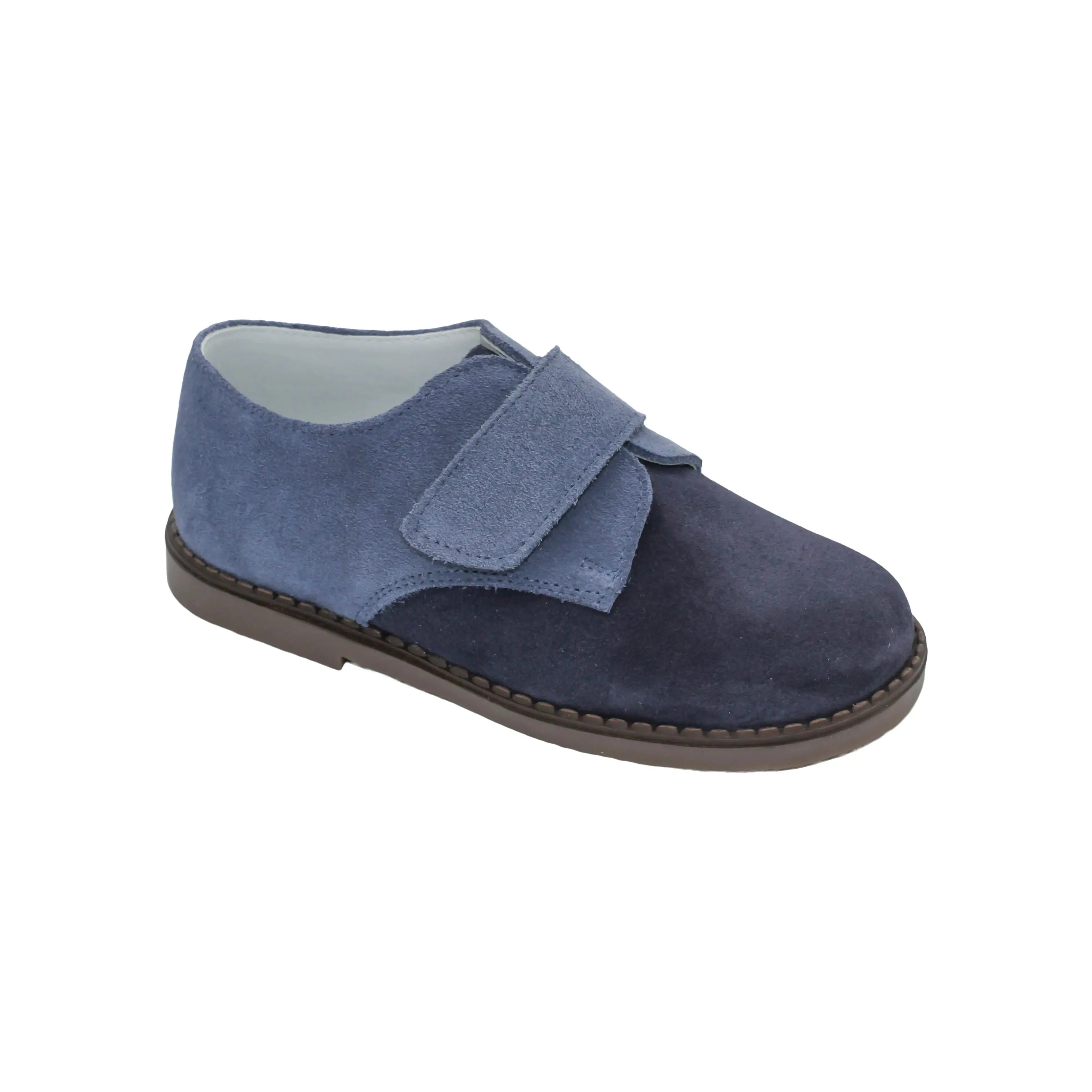 Mathis- Navy Suede Boy Dress Shoes