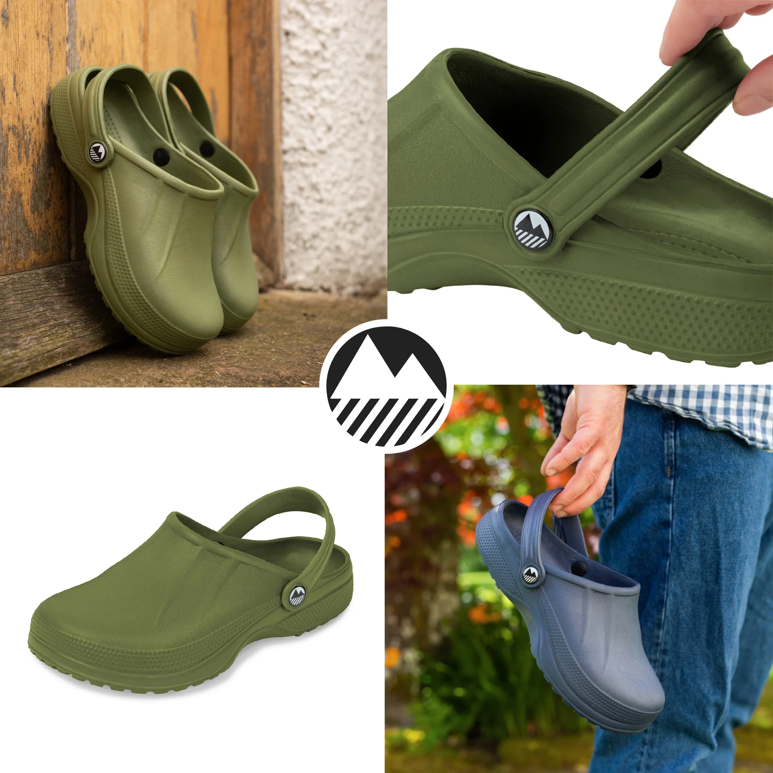 Men's Allonby Classic Garden Clogs - Wide Fit