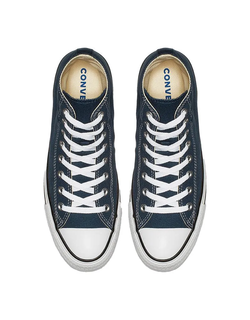 Mens Converse Chuck Taylor All Star Navy Hi Top Lace Up Casual Shoe