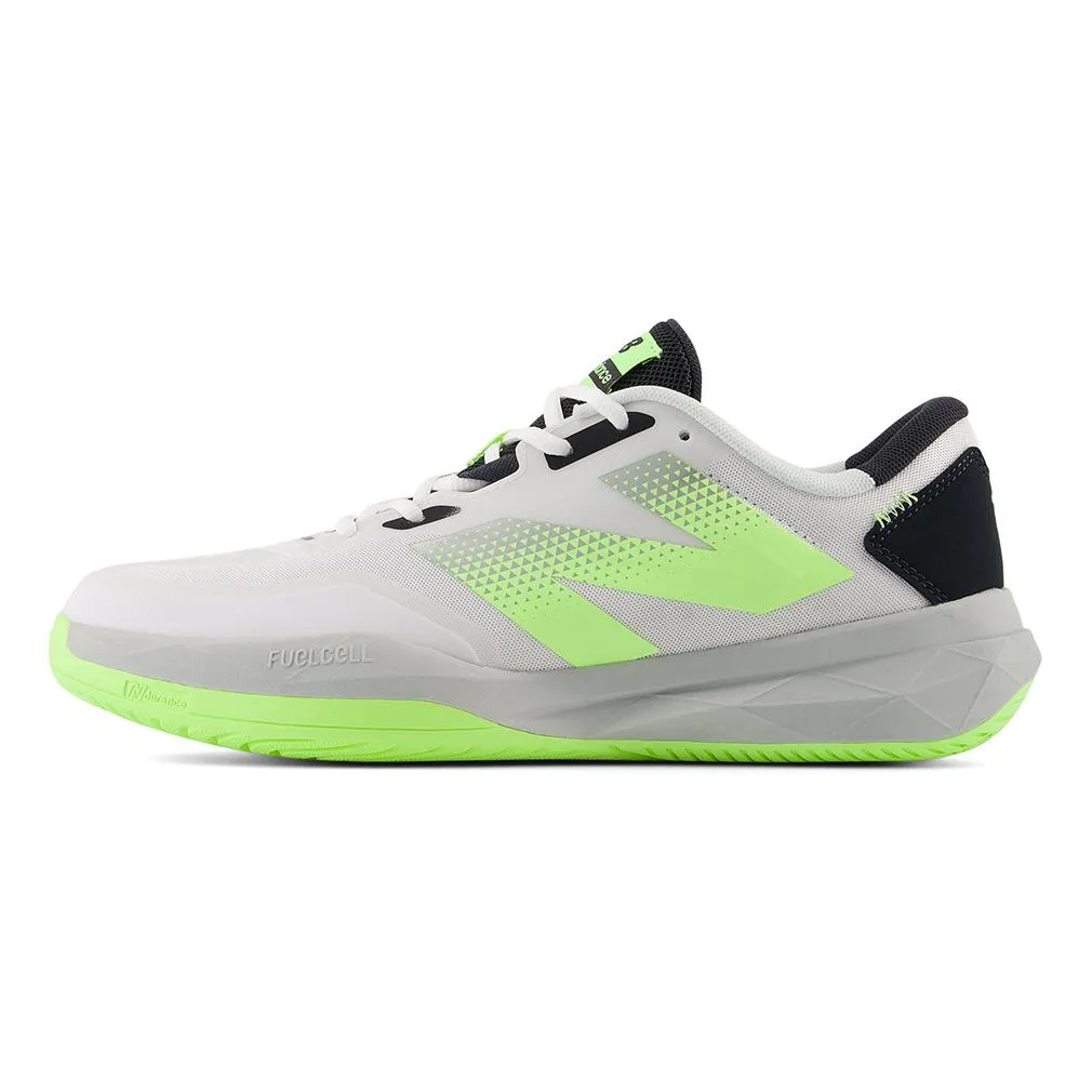 Men`s FuelCell 796v4 D Width Tennis Shoes White and Bleached Lime