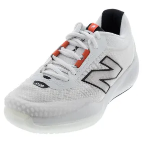 Men`s FuelCell 996v6 2E Width Tennis Shoes White and Black