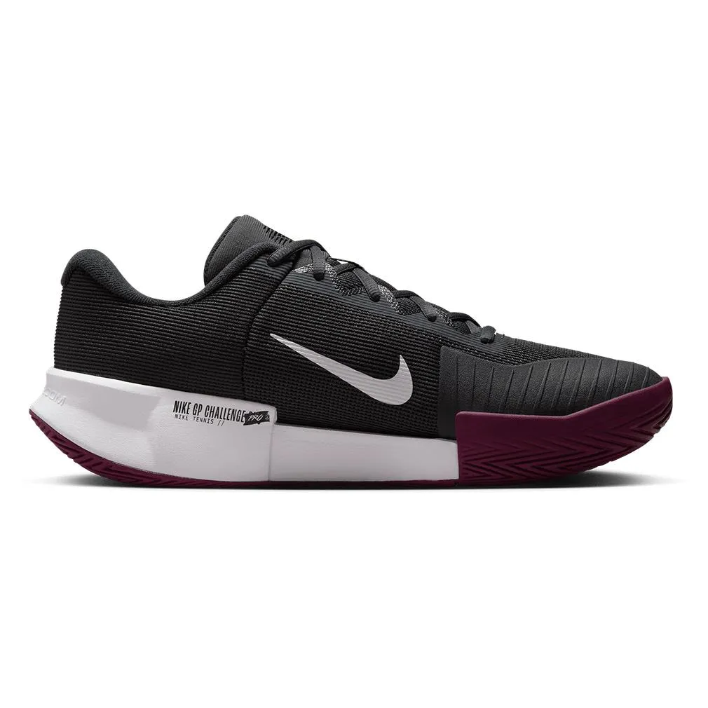 Mens GP Challenge Pro Tennis Shoes Dark Smoke Grey and Sangria