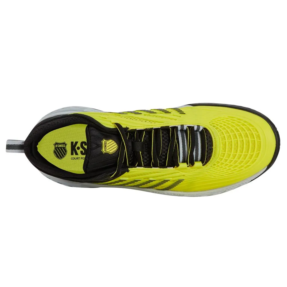 Men`s Hypercourt Supreme 2 Tennis Shoes Yellow and Black