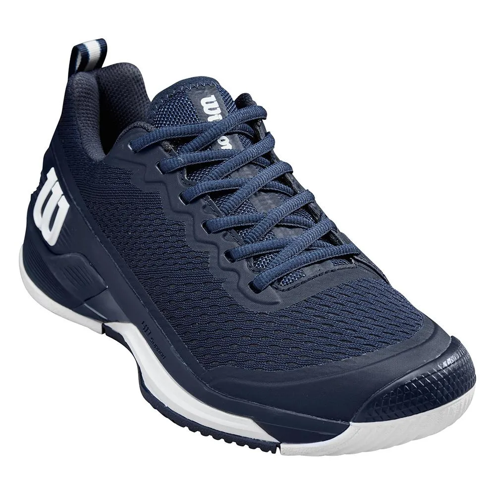 Men's Rush Pro 4.5 Tennis Shoes Navy and White