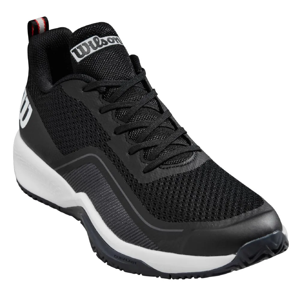 Men's Rush Pro Lite Tennis Shoes Black and Ebony