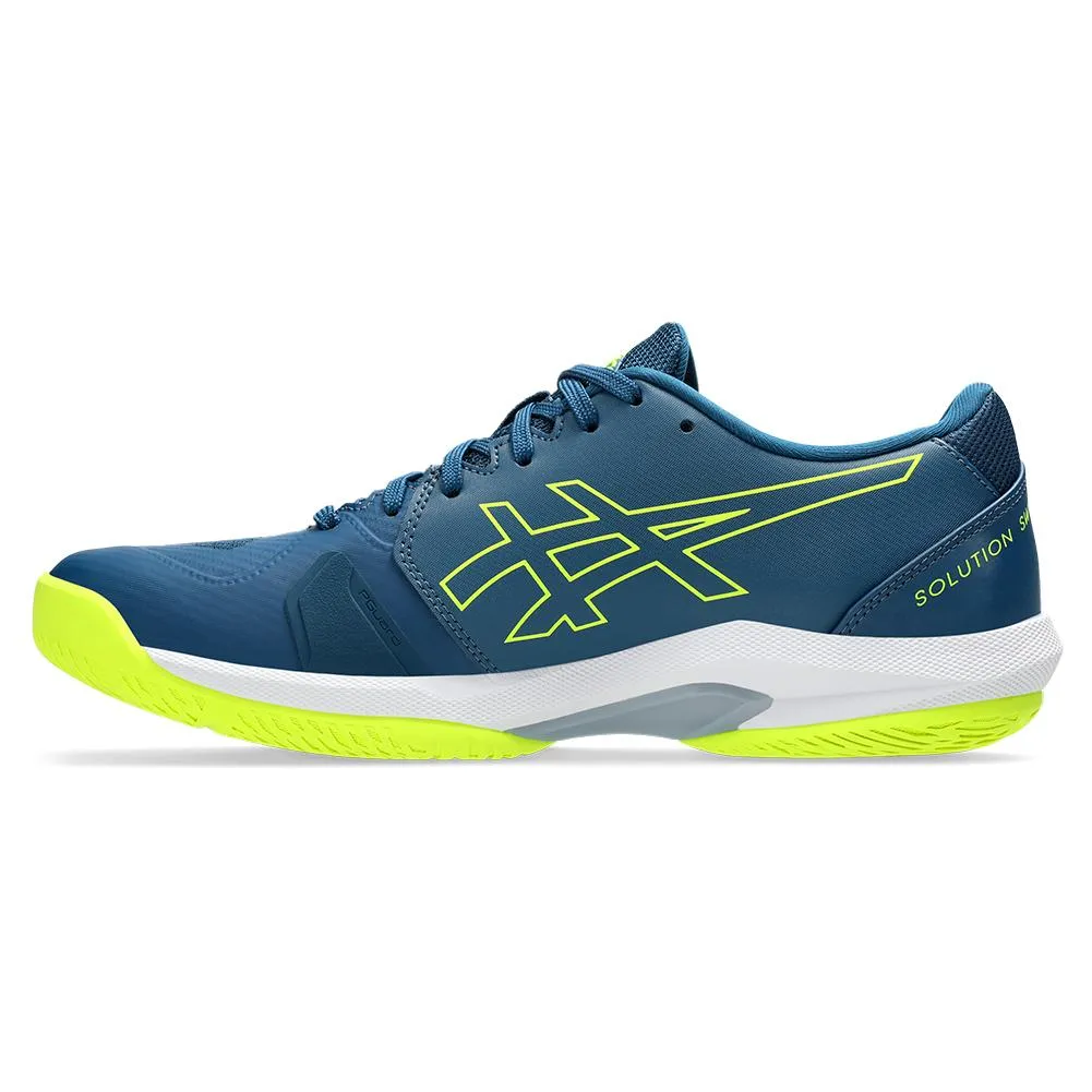 Mens Solution Swift FF 2 Tennis Shoes Mako Blue and Safety Yellow