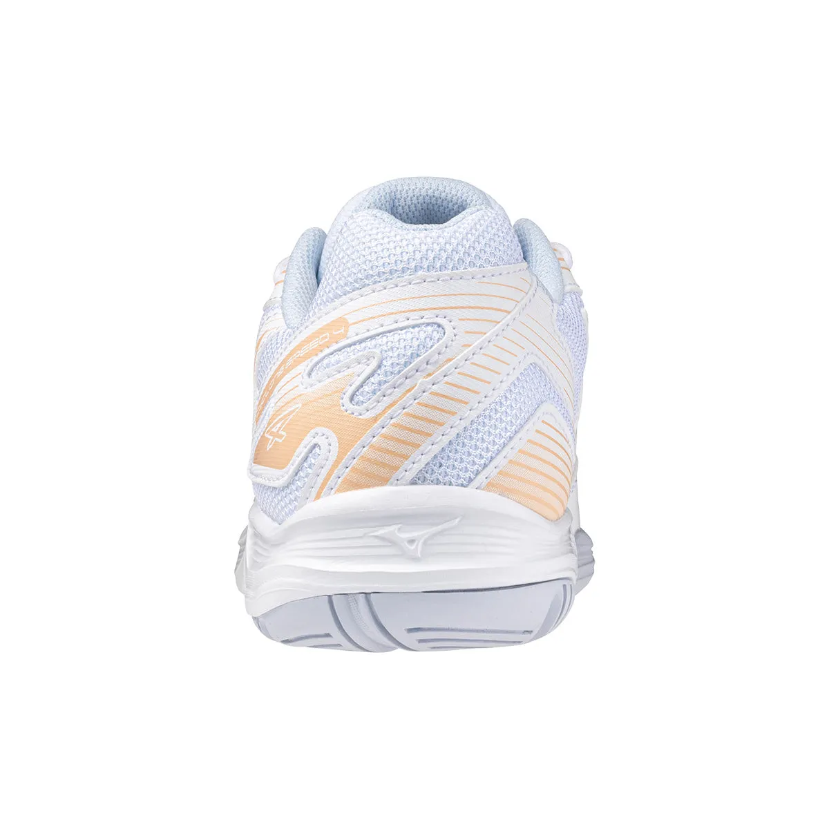 Mizuno Cyclone Speed 4 Womens | White/peach Parfait/halogen Blue