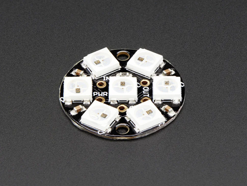 NeoPixel Jewel - 7 x WS2812 5050 RGB LED with Integrated Drivers