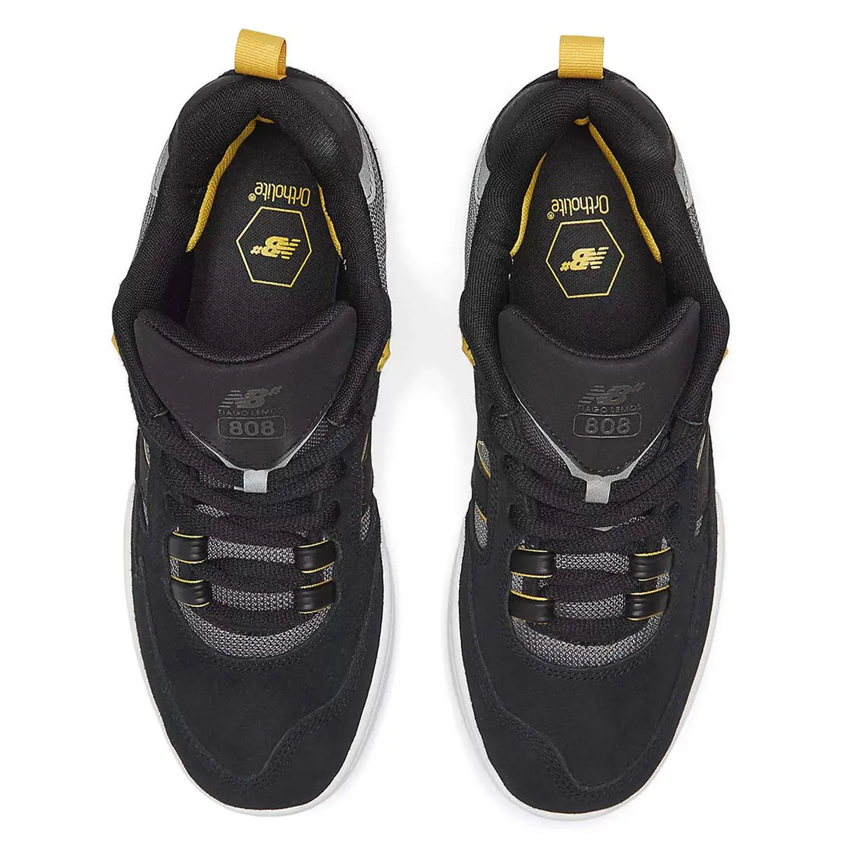 New Balance Numeric - Tiago Lemos 808 Shoes Black/Yellow