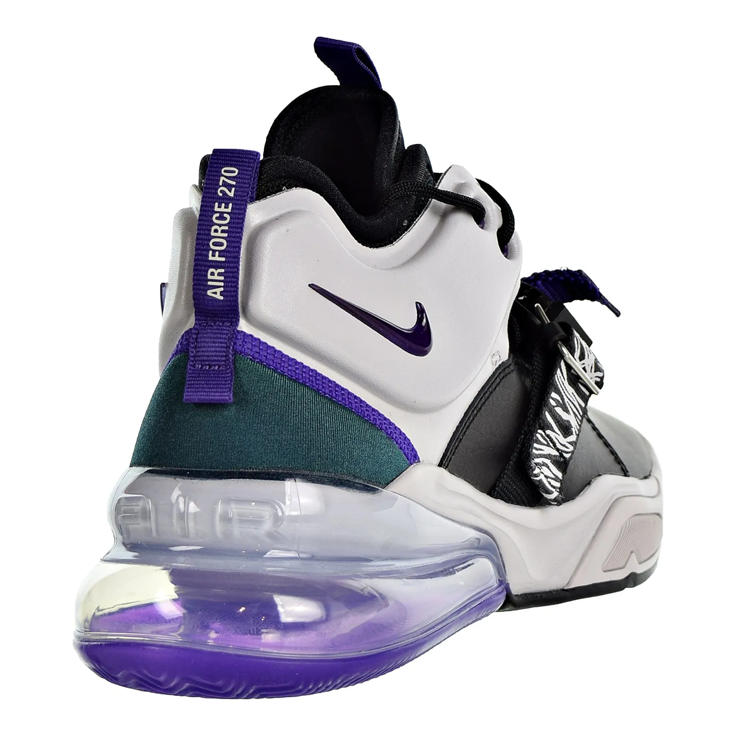 Nike Air Force 270 Big Kids' Shoes Light Zen Grey/Court Purple