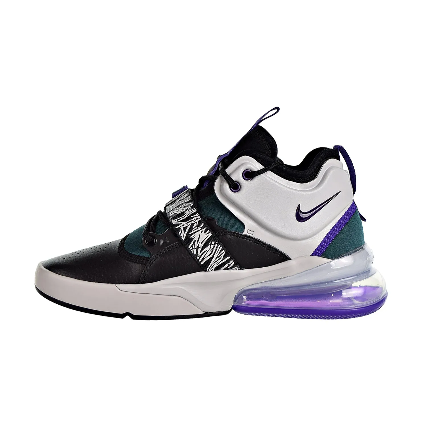 Nike Air Force 270 Big Kids' Shoes Light Zen Grey/Court Purple