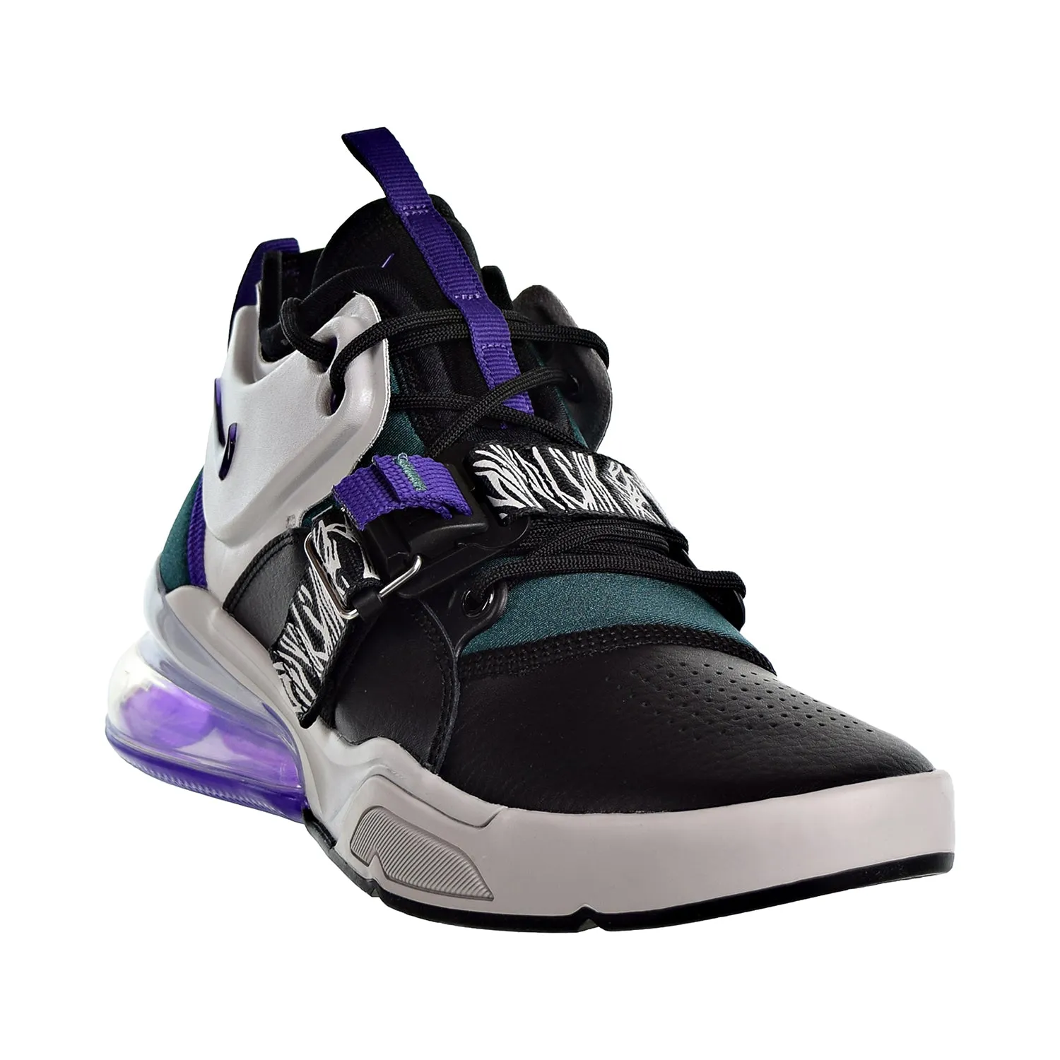 Nike Air Force 270 Big Kids' Shoes Light Zen Grey/Court Purple