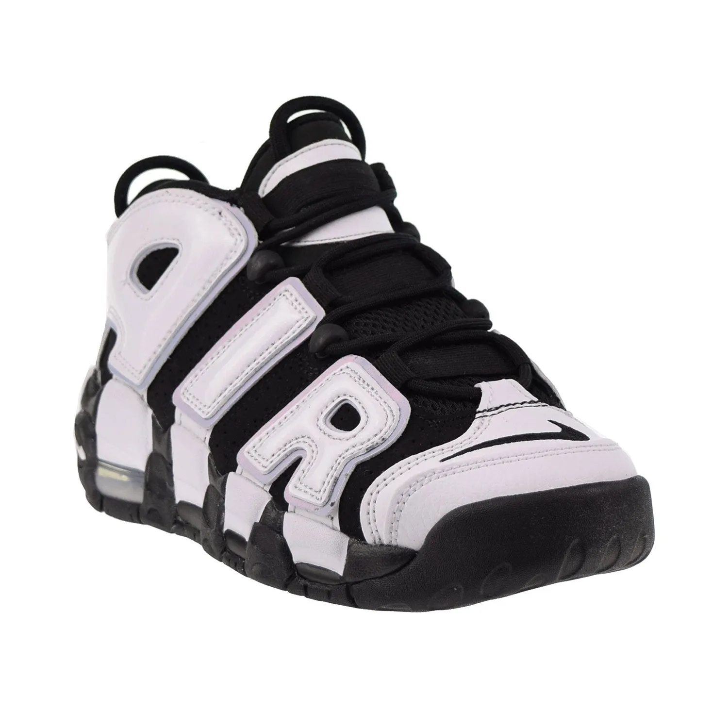 Nike Air More Uptempo "Cobalt Bliss" (GS) Big Kids' Shoes Pippen Black-White