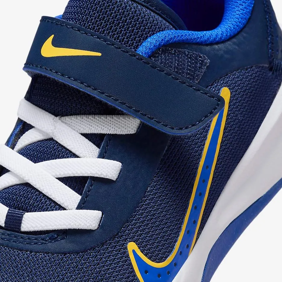 Nike Kid's Omni Multi Court Shoes - Midnight Navy / Saturn Gold / White / Hyper Royal