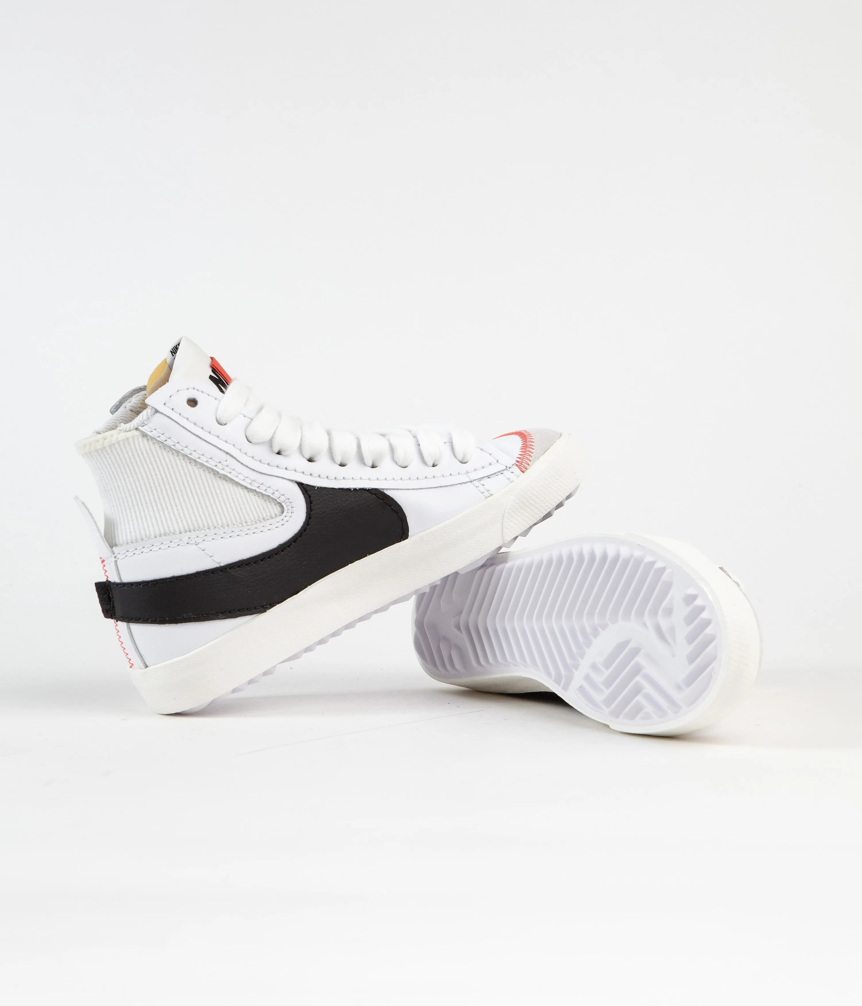 Nike Womens Blazer Mid '77 Jumbo Shoes - White / Black - White - Sail