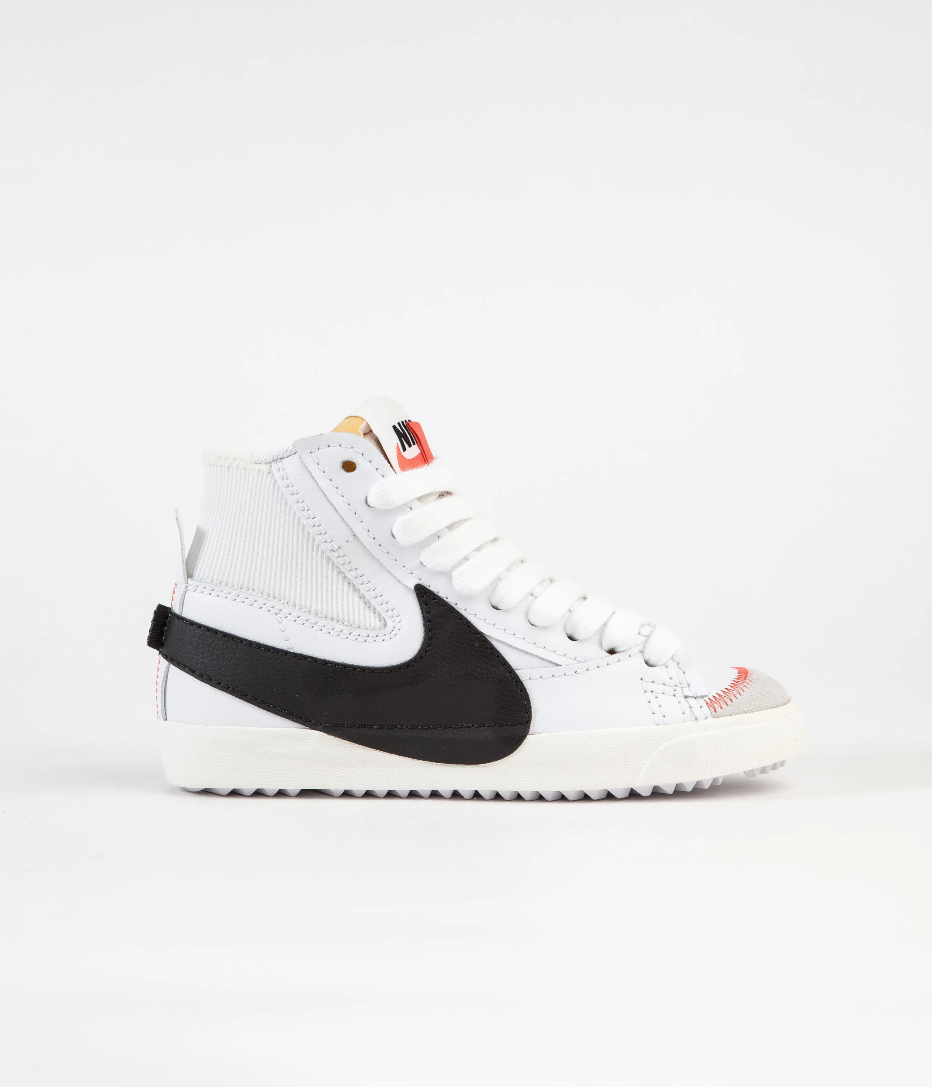 Nike Womens Blazer Mid '77 Jumbo Shoes - White / Black - White - Sail