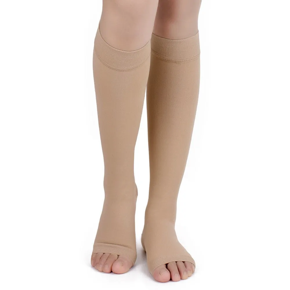 No Toe Anti-Fatigue Compression  Knee High Stockings