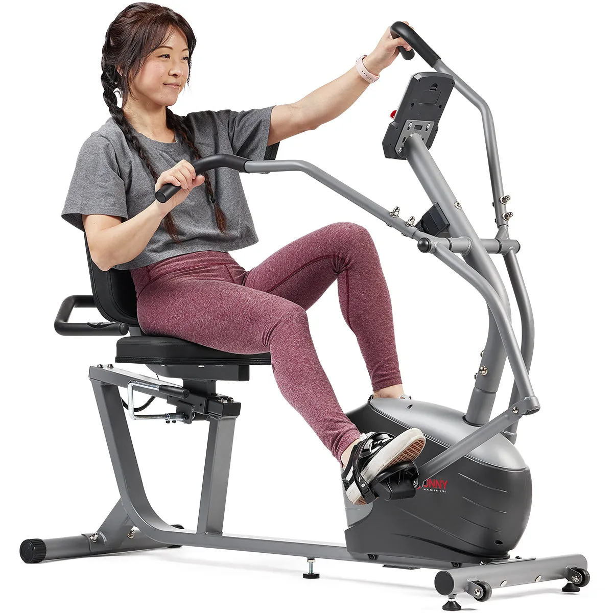 Performance Smart Recumbent Bike with Arm Exerciser