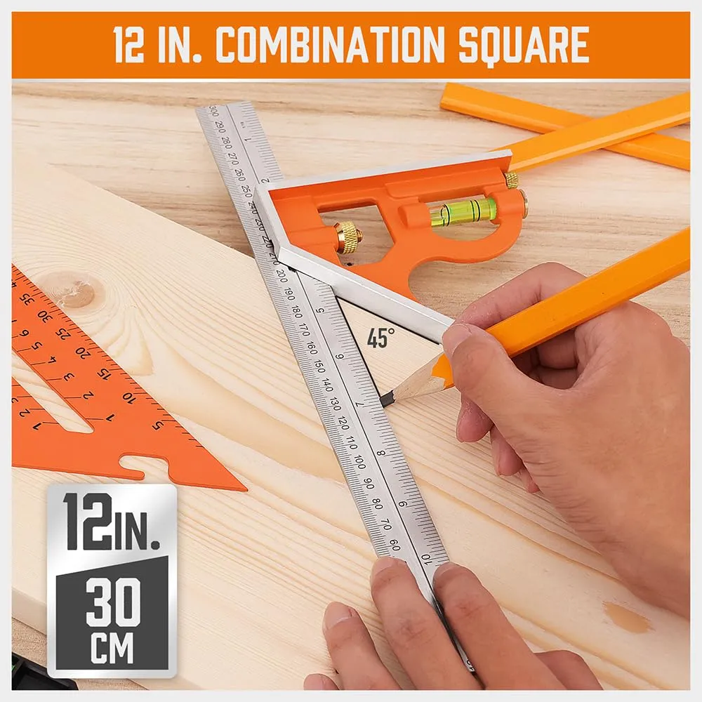 Rafter Square And Combination Square Tool Set Sdy-86099