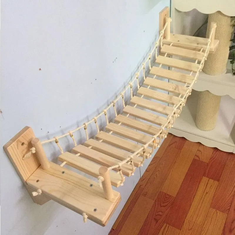 Rope Bridge Climbing Frames For Cats