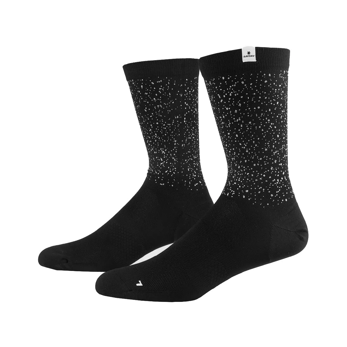 SAYSKY Reflective Combat High Socks Black