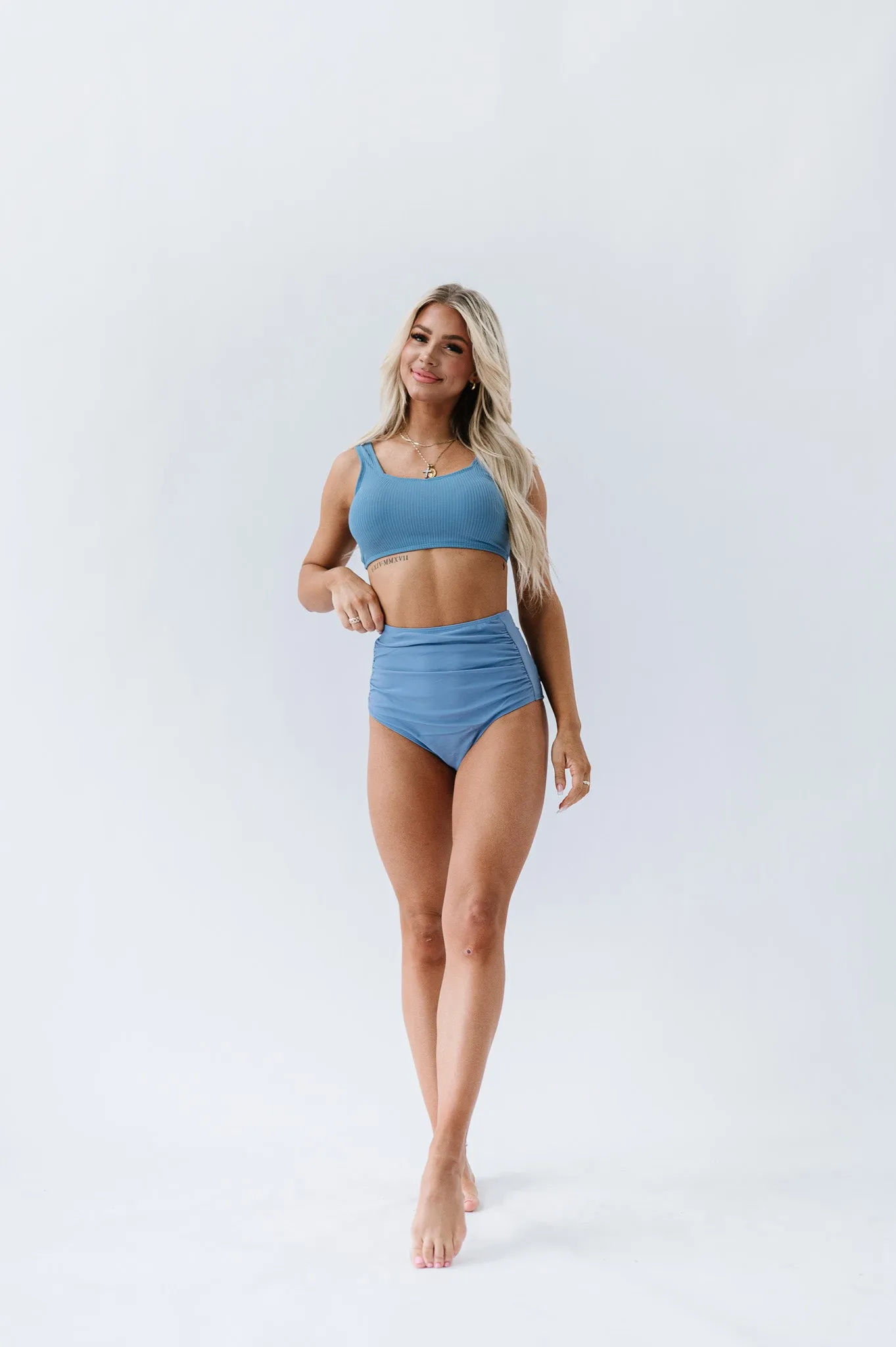 Seashell Top | Surface Blue