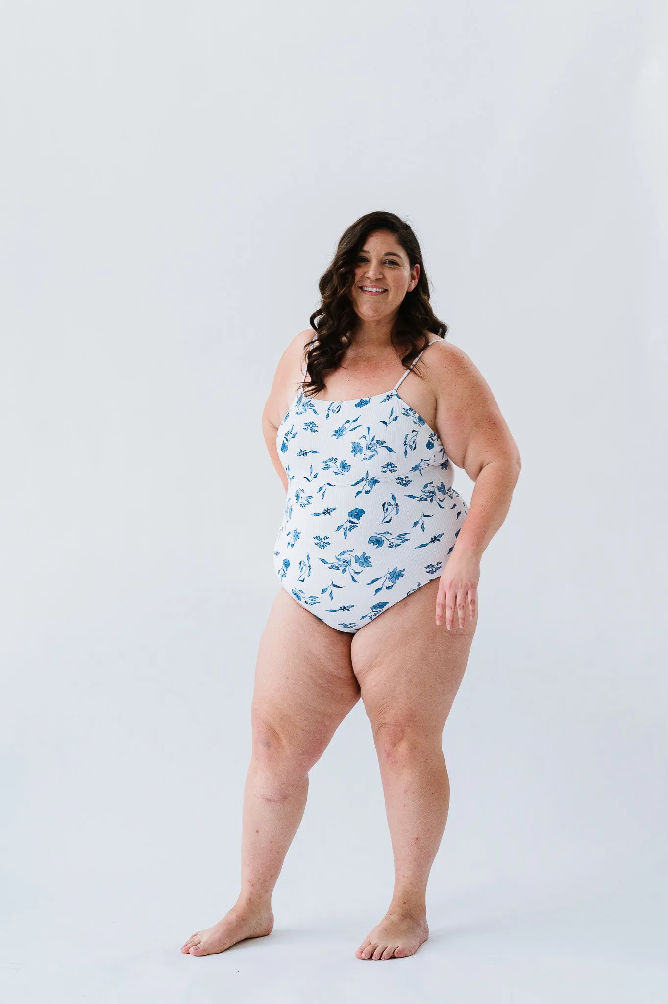 Shoreline One Piece | Ocean Blue Floral