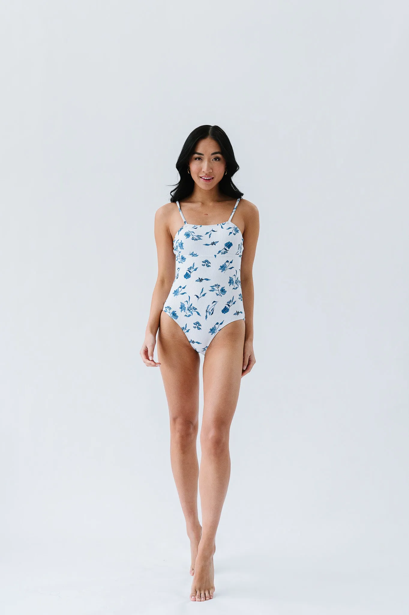 Shoreline One Piece | Ocean Blue Floral