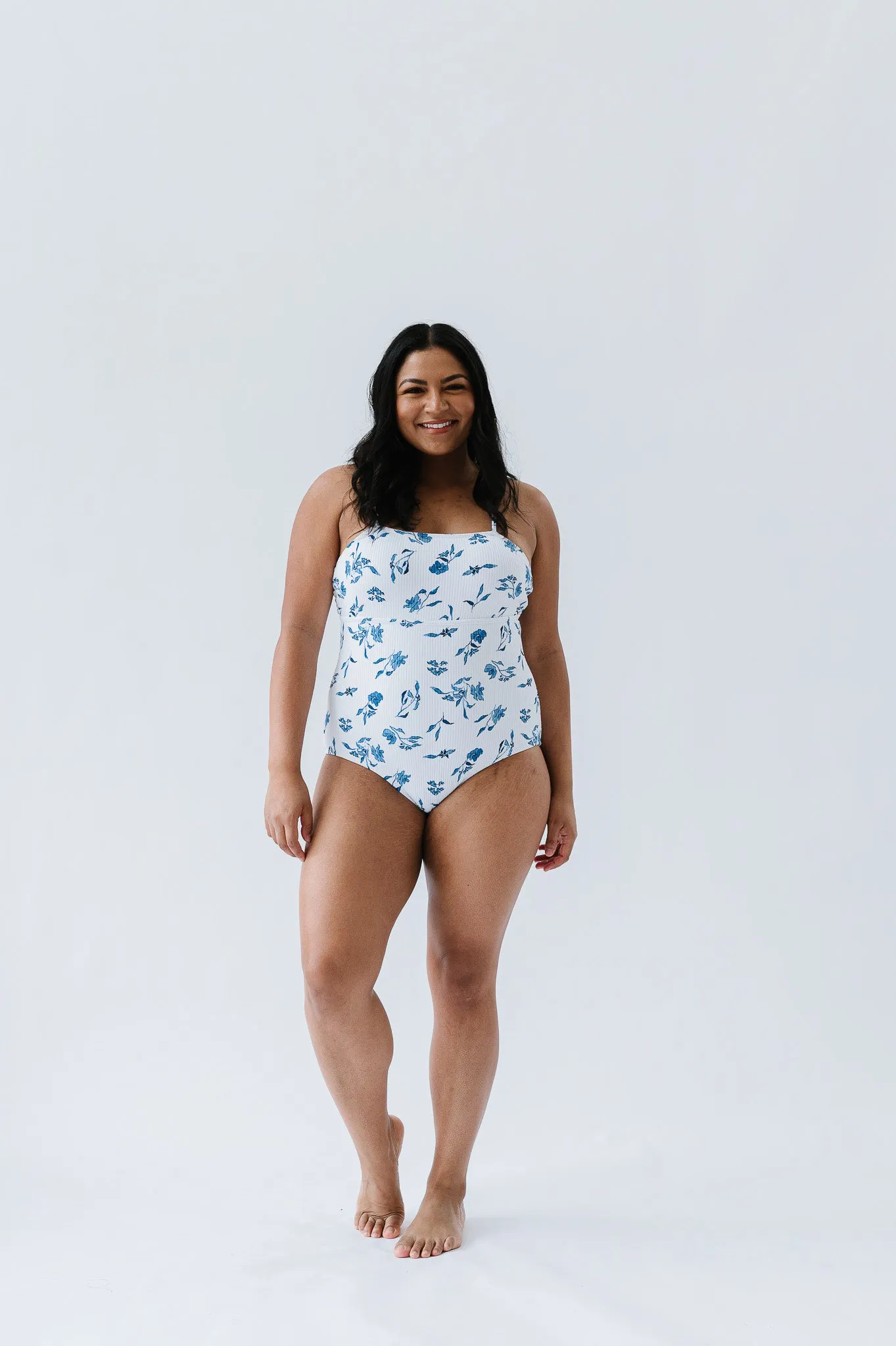 Shoreline One Piece | Ocean Blue Floral