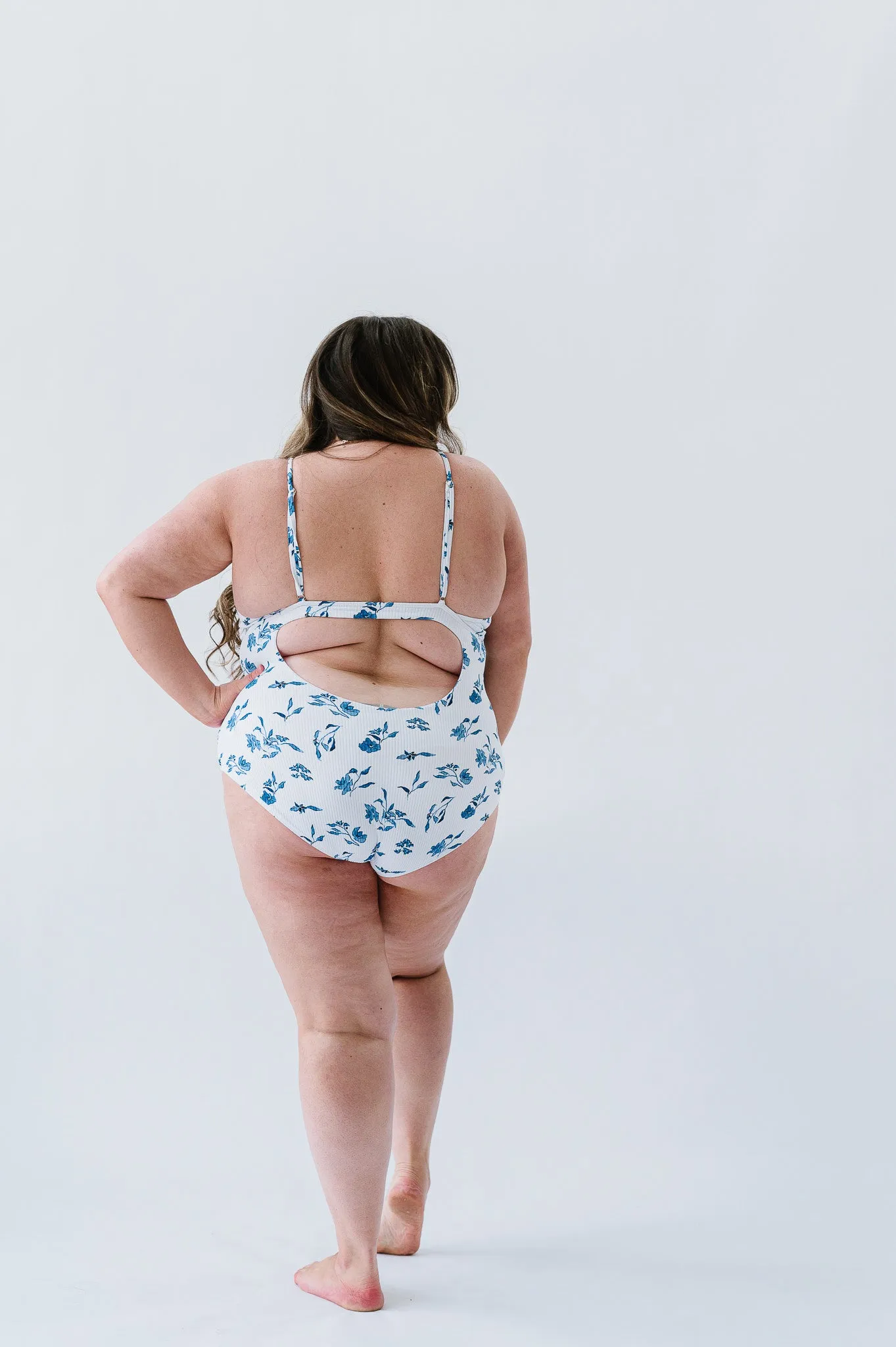 Shoreline One Piece | Ocean Blue Floral