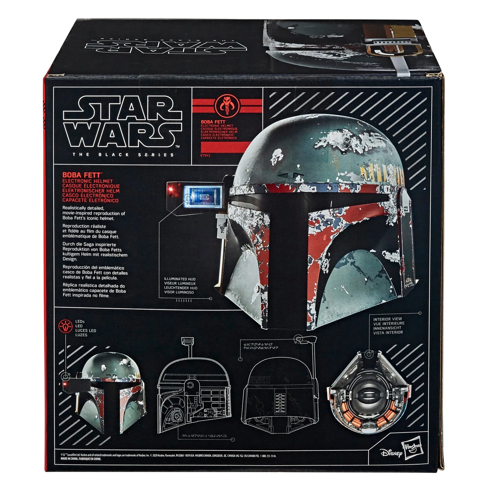 Star Wars The Black Series Boba Fett Premium Electronic Helmet