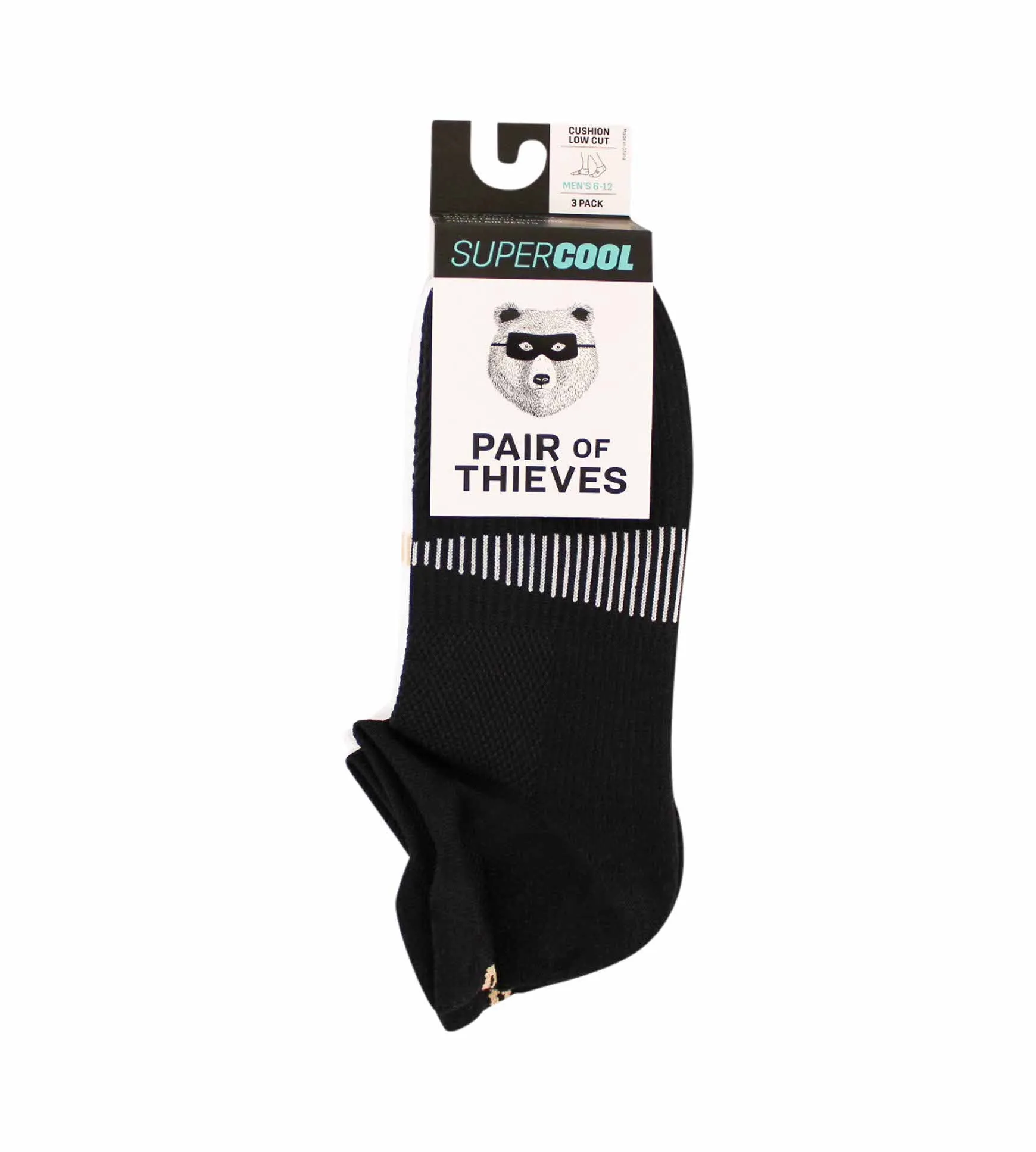 SuperCool Cushion Low-Cut Socks 3 Pack