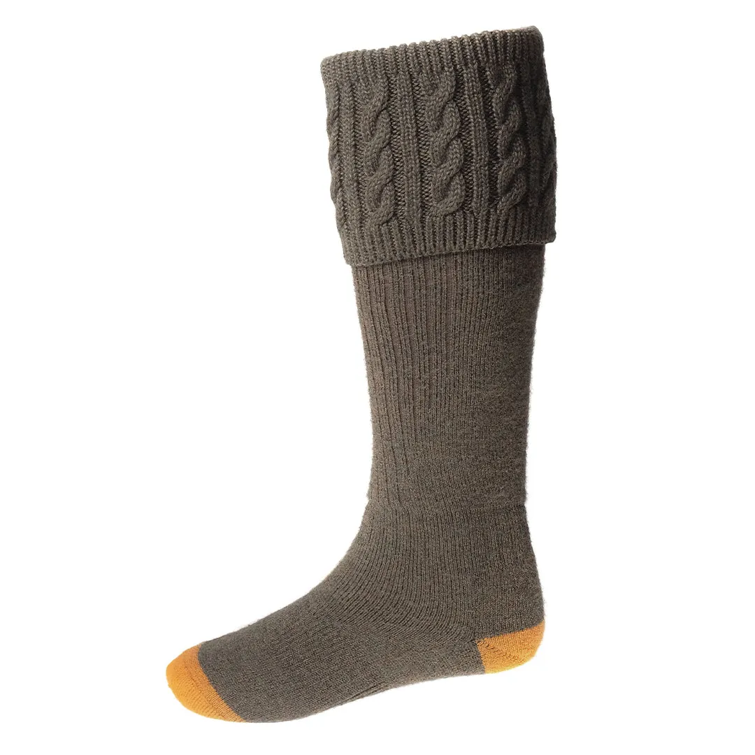 Sutherland Sock - Bracken by House of Cheviot