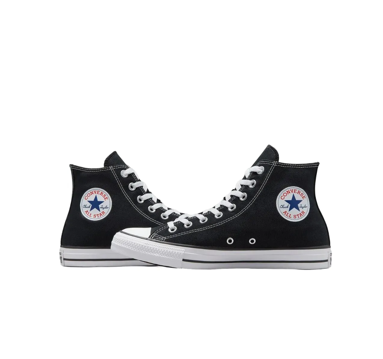 Unisex Converse Chuck Taylor All Star Classic High Top Black Canvas Shoes